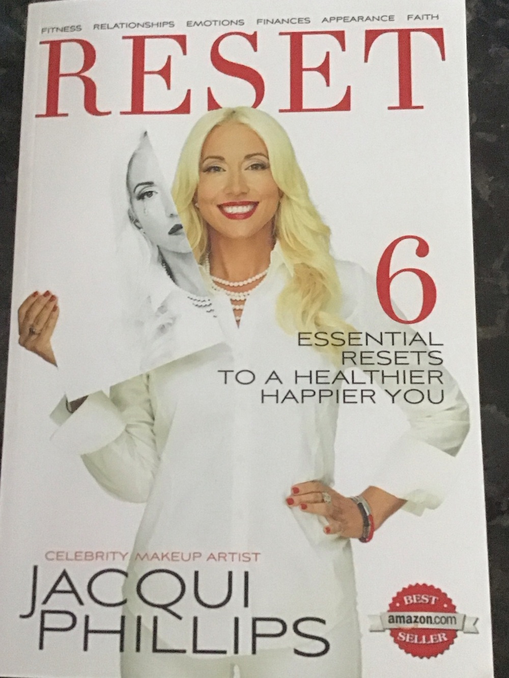 RESET Happier Healthier You! - Signed inside cover by Jacqui